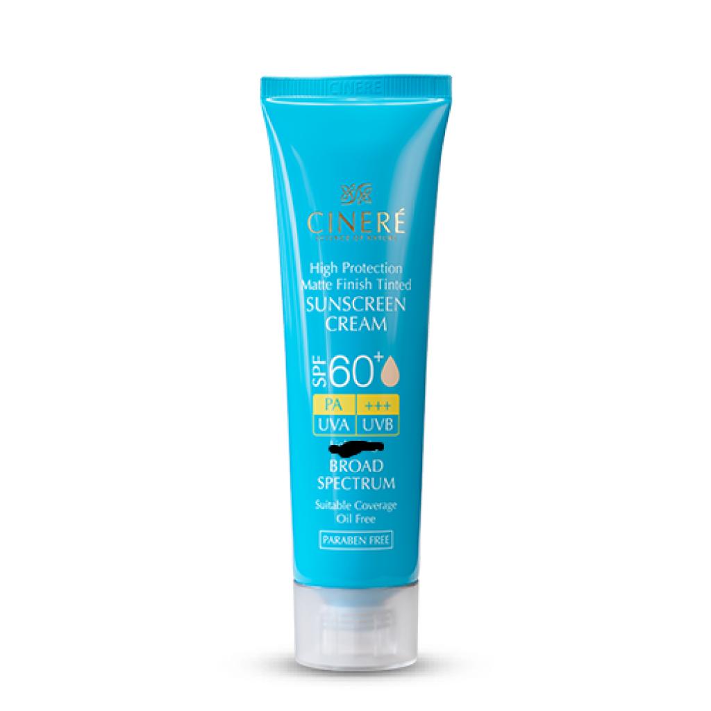ضد آفتاب +SPF60 سینره- رنگی
