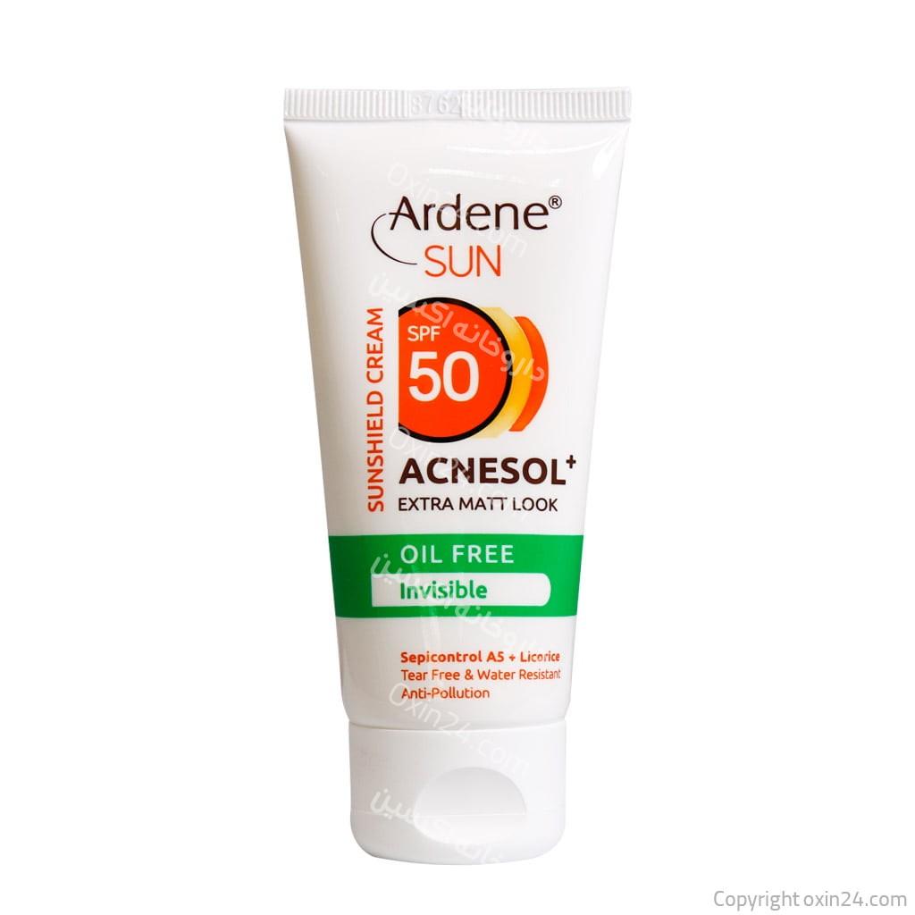 کرم ضد آفتاب آکنه سل آردن SPF50 مناسب پوست چرب ۵۰ گرم