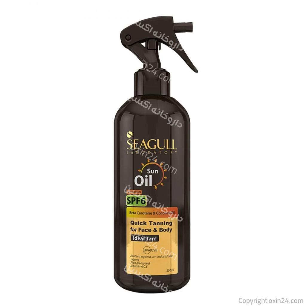 روغن آفتاب SPF 6ساده سی گل