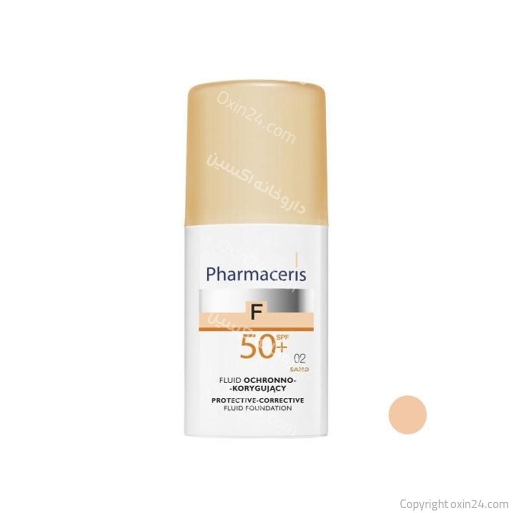 کرم پودر مایع همراه با ضد آفتاب +SPF50 فارماسریز 30 میل