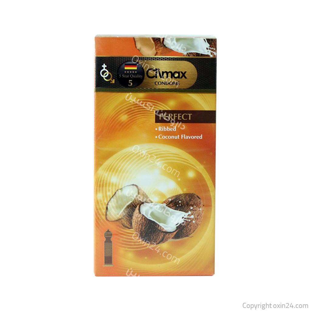 کاندوم شیاردار کلایمکس مدل Perfect بسته ۱۲ عددی