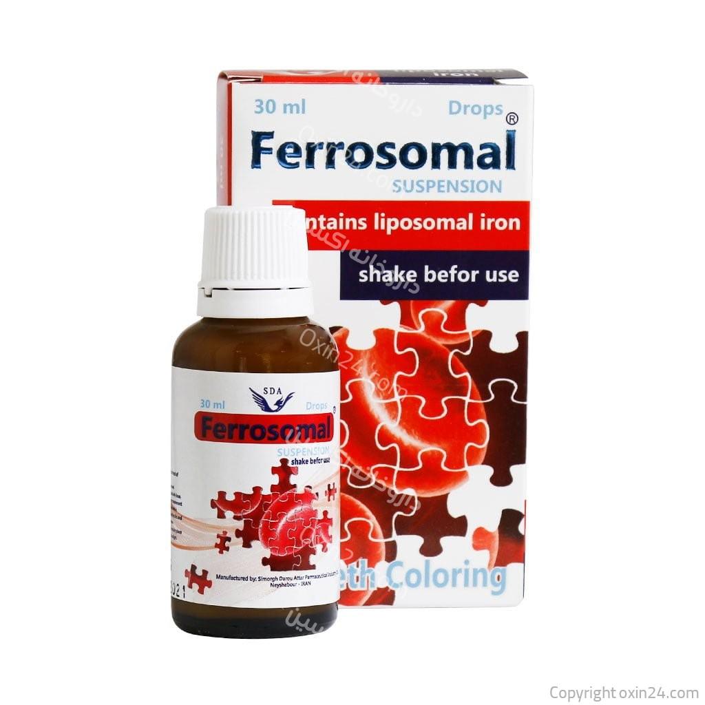 قطره آهن فروزومال 7 میلی گرم سیمرغ دارو عطار 30 میلی لیتر
