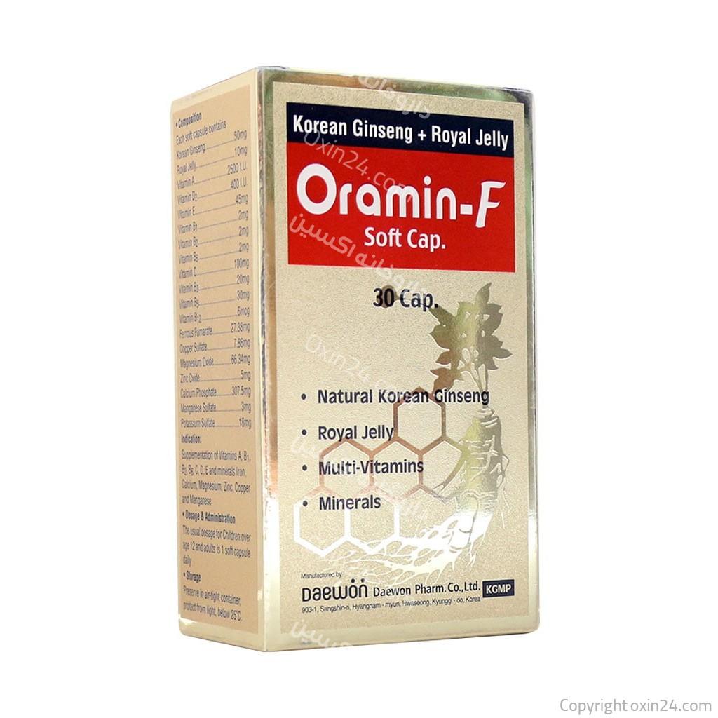کپسول ژلاتینی اورامین اف دوون فارم ۳۰ عدد