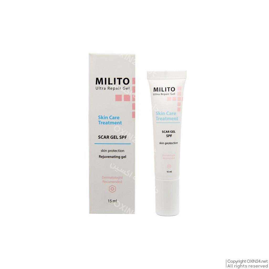 ژل ترمیم کننده SPF30 میلیتو