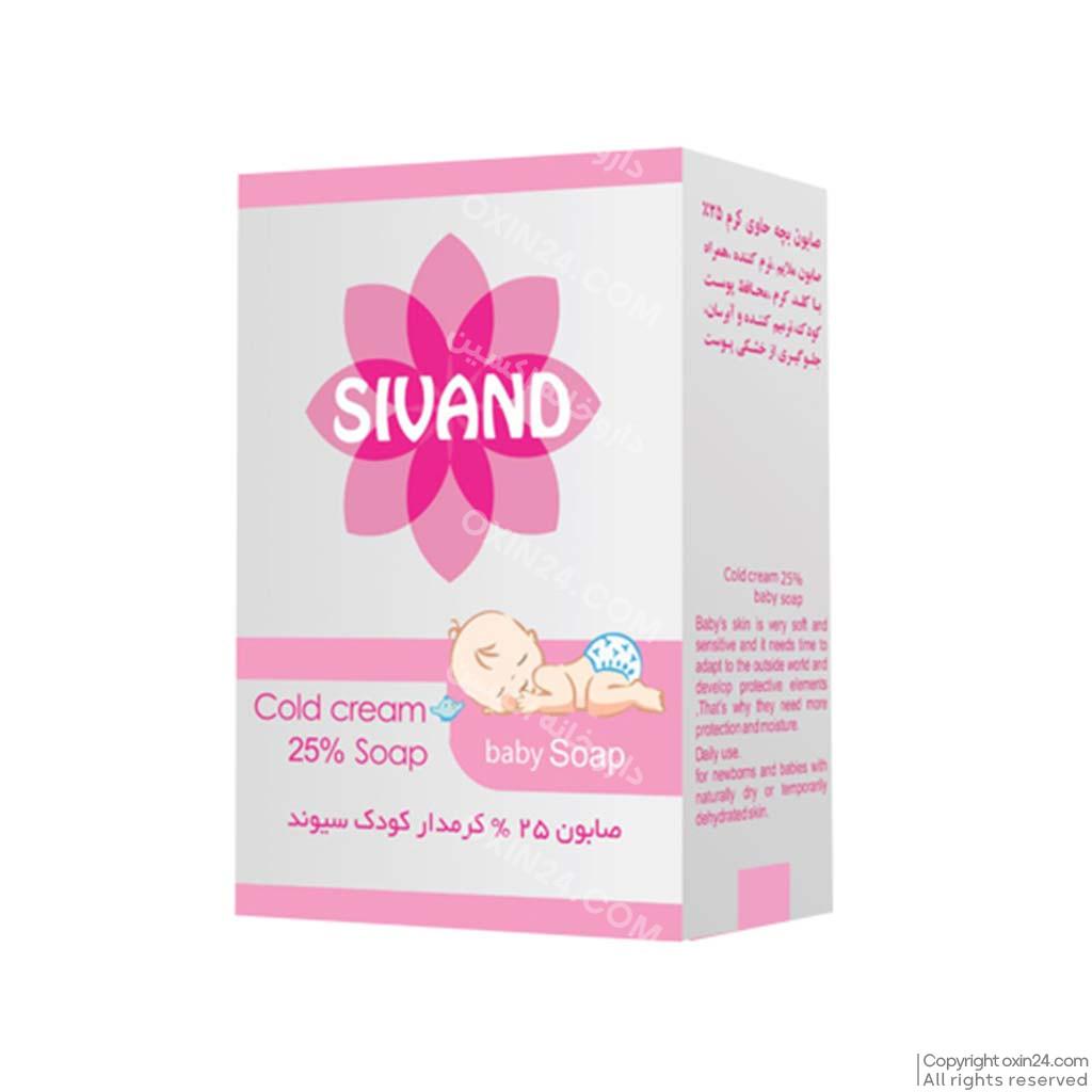 صابون کودک Cold cream حاوی 25% کرم سیوند 90g