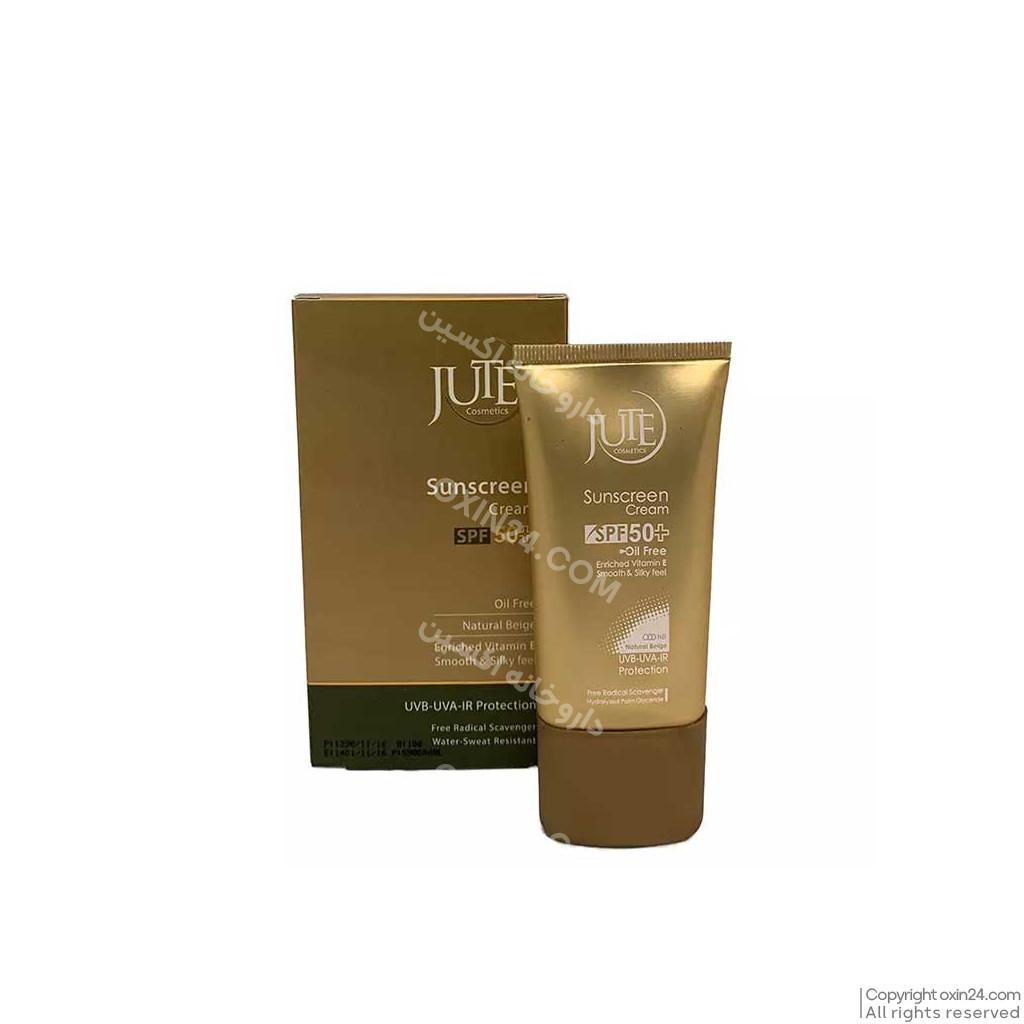 کرم ضد آفتاب انواع پوست بژ روشن SPF50 ژوت