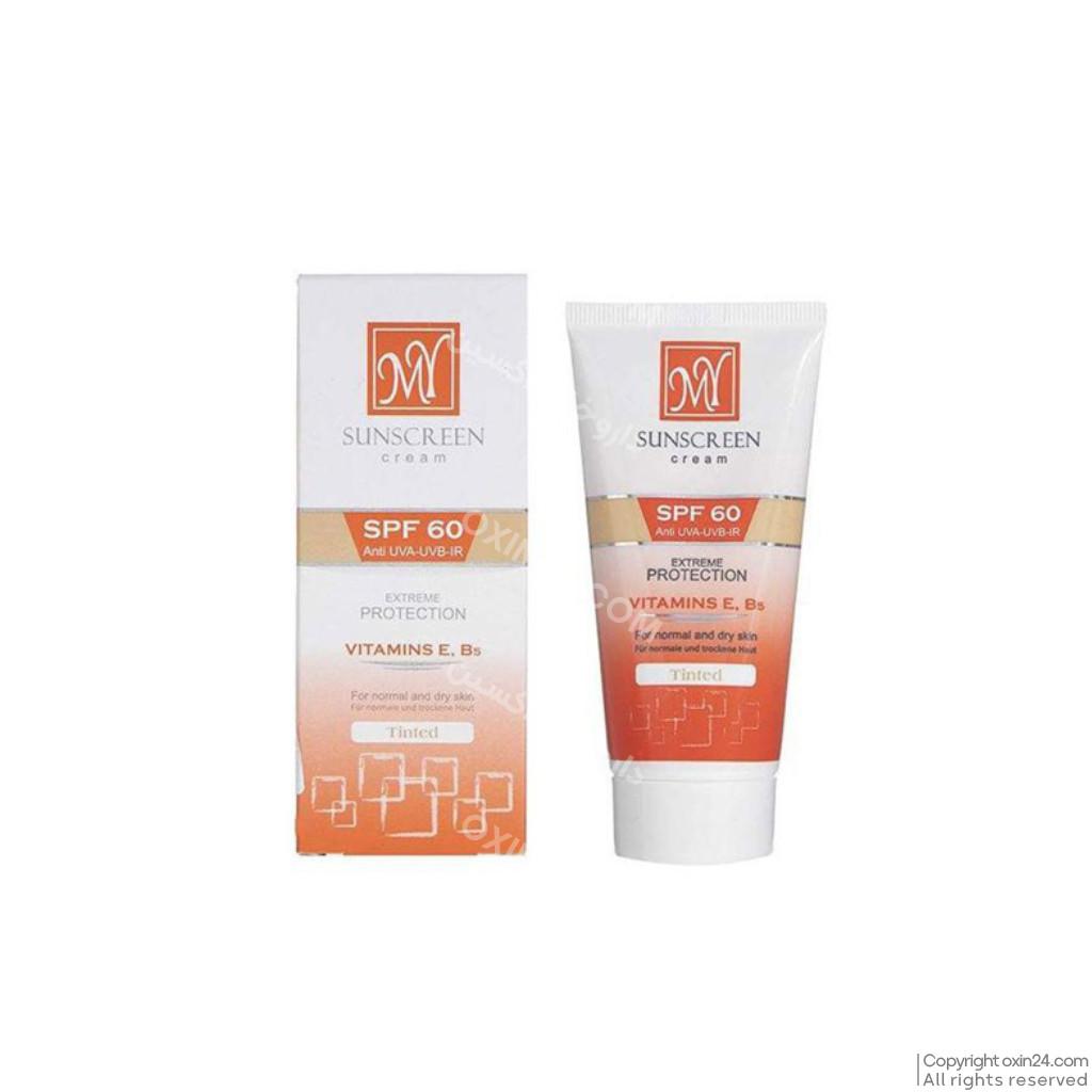 کرم ضد آفتاب SPF 60 مای مناسب پوست های معمولی و خشک 50 میلی لیتر