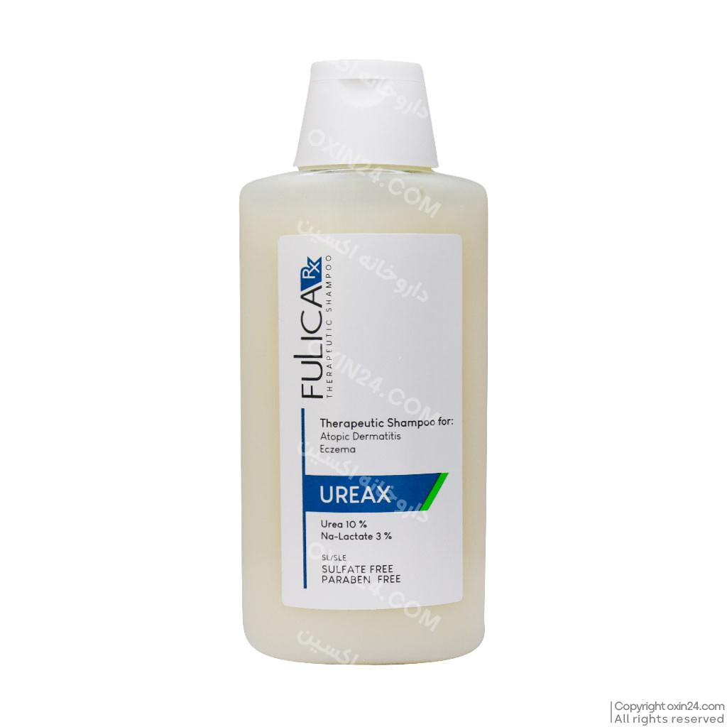 شامپو UREAX فولیکا حاوی 10% اوره 3% سدیم لاکتات حجم 200 میلی لیتر