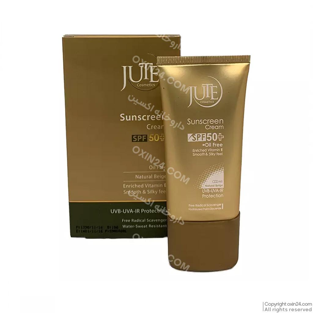 کرم ضد آفتاب رنگی ژوت مناسب پوست های چرب با +SPF50 حجم 40 میل - بژ طبیعی
