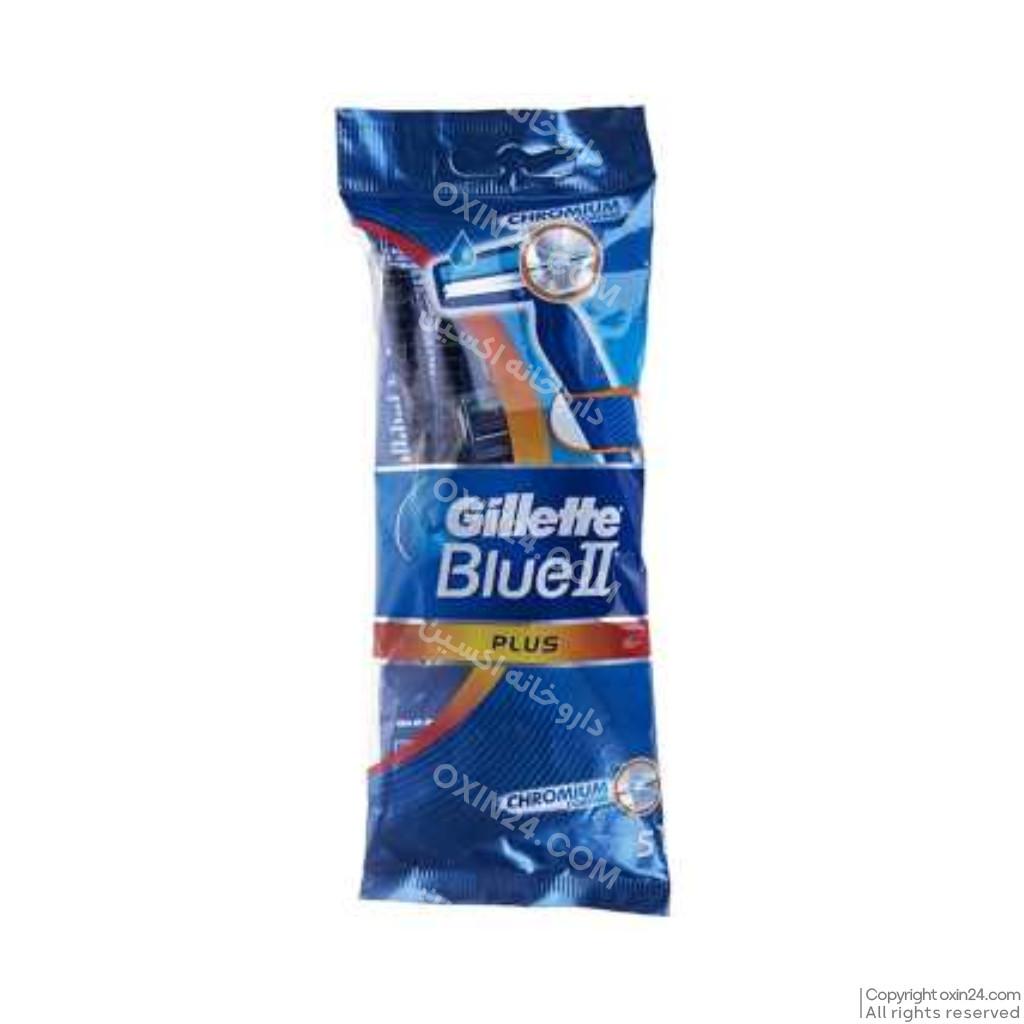 خود تراش ژیلت مدل Blue 2 Plus بسته 5 عددی