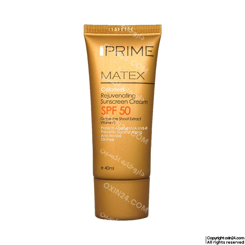 کرم ضد آفتاب بی رنگ مدل Rejuvenating با SPF50 حجم 40 میلی لیتر