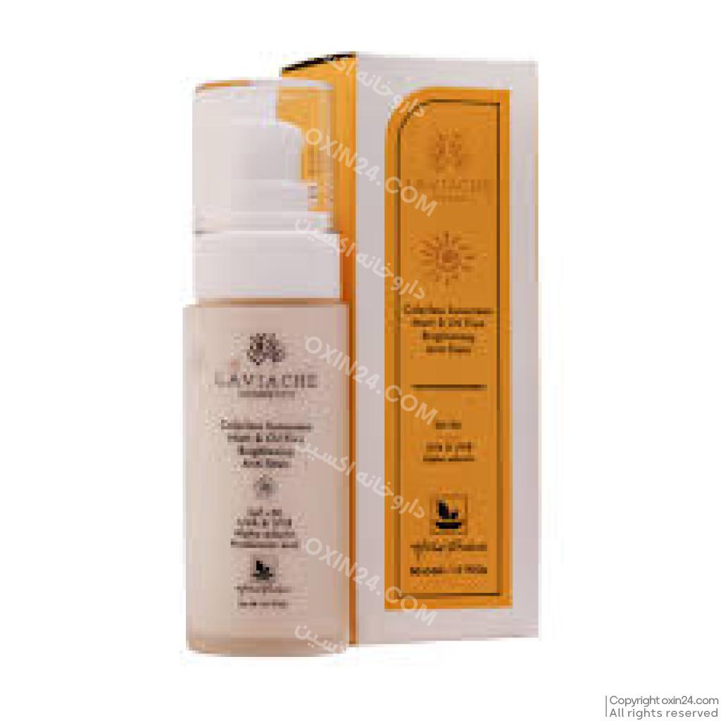 کرم ضد آفتاب مات SPF50 بر پایه آب لاویاچه مناسب پوست چرب و مختلط 50 میلی لیتر