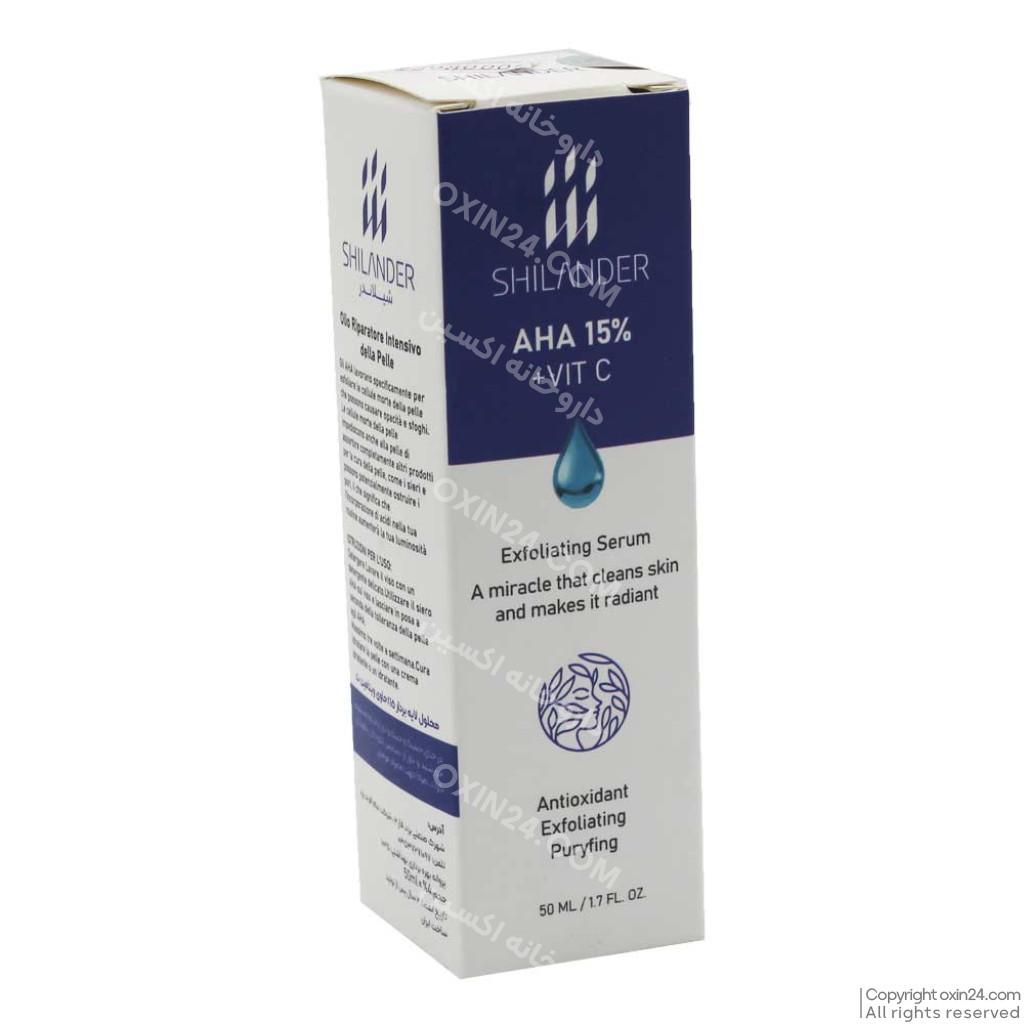 محلول لایه بردار پوست شیلاندر حاوی AHA %15 و ویتامین C
