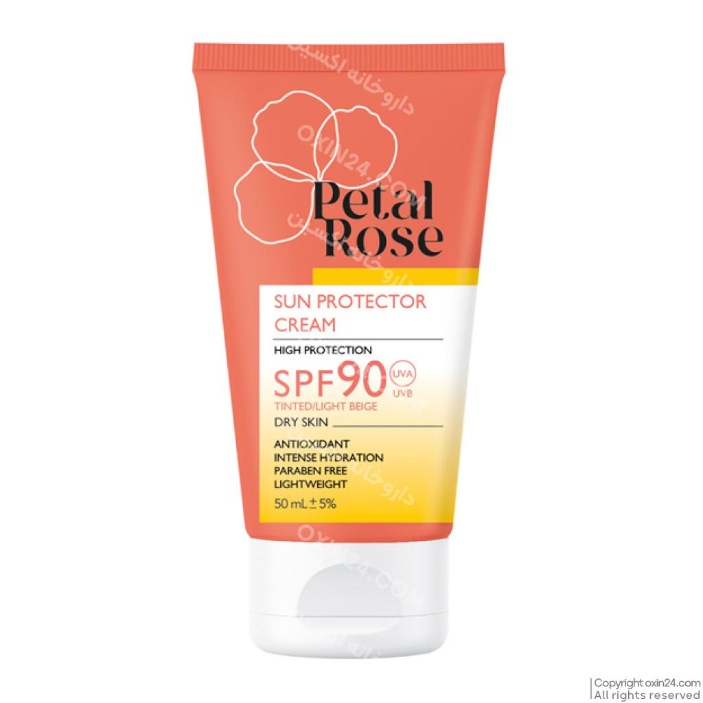 پتال رز ضدافتاب پوست خشک بژ روشن 50ml