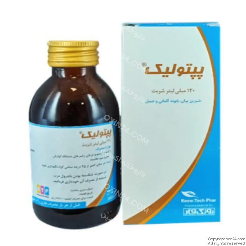 شربت پپتولیک نوتک فار 120 میلی لیتری