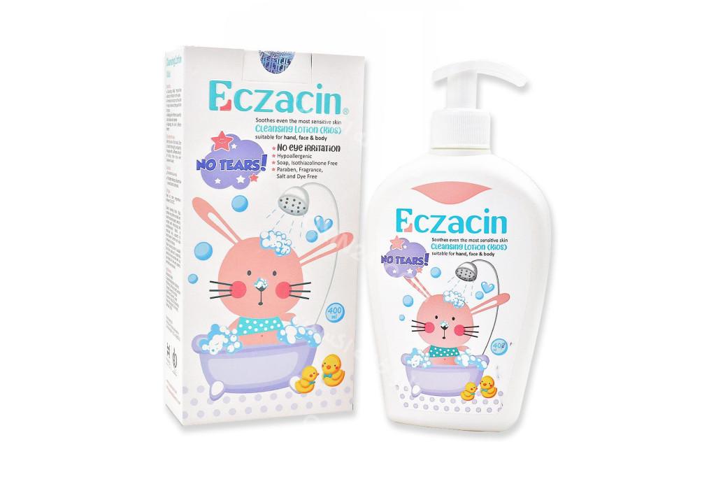لوسیون شوینده صورت و بدن کودک  اگزاسین 400م ل