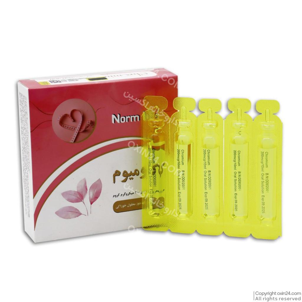 ویال خوراکی کرومیوم 200میکروگرم  10 عددی - نورم لایف