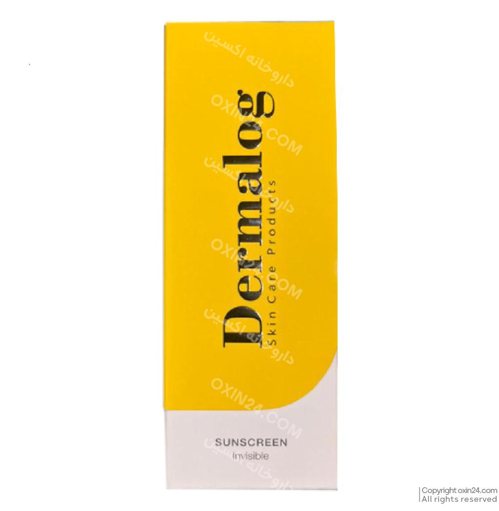 کرم ضد آفتاب بی رنگ پوست چرب درمالوگ SPF50 حجم 50 میلی لیتر